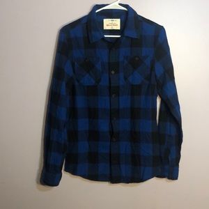 blue and black flannel!!